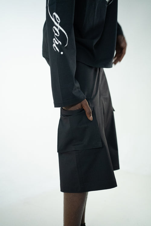 CARGO SHORTS BLACK