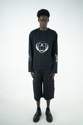 T-SHIRT LONG SLEEVE OVER BLACK